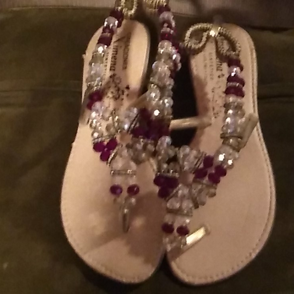 Jeweled sandals